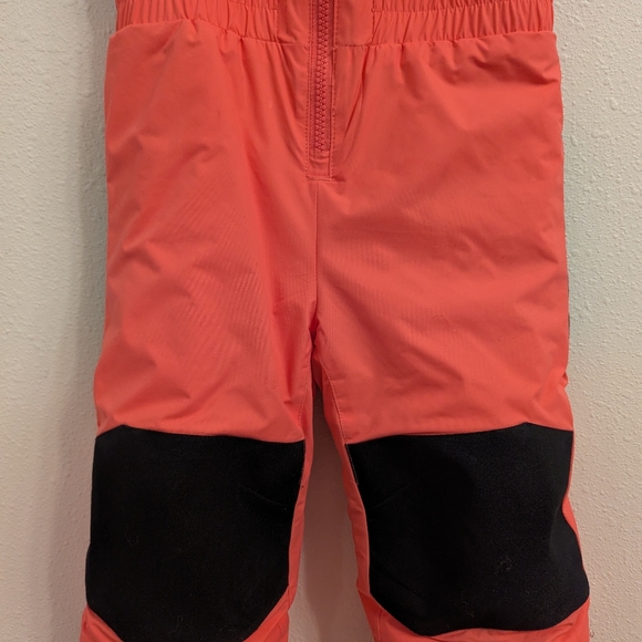 Columbia Toddler Buga Bibs Snowsuit Girl Ski Snowboard Neon Pink Purple - Picture 4 of 7